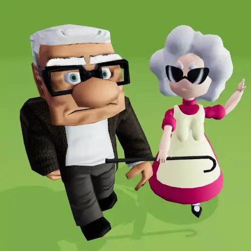 Family miniature - Grandpas